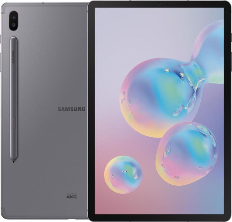 Tablet Samsung SM-Т865 GALAXY Tab S6, 10.5″ Super AMOLED, 128GB, LTE, Black + Samsung Galaxy Tab S6 Keyboard Cover